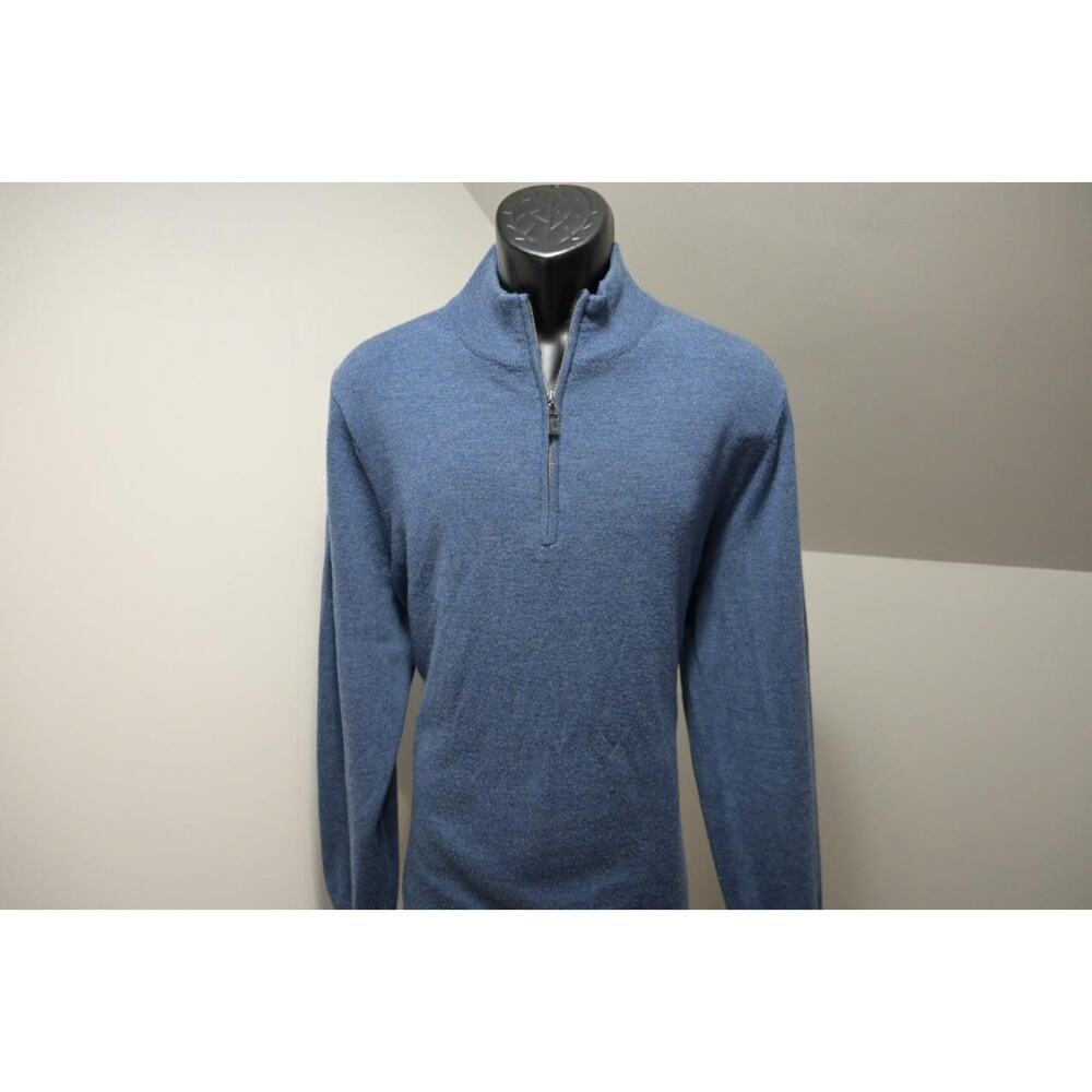 Joseph Abboud 100% Wool 1/4 Zip Neck Golf Pullover Sweater‎ Mens Sz XL - Picture 2 of 6